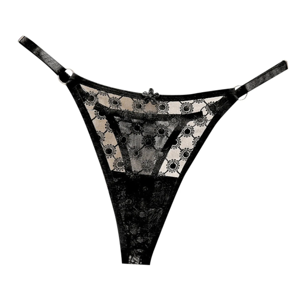 2026 Sweet And Sexy Thongs Breathable Thin Briefs For Woman Floral Patterned Thong Oversized Underwear трусы женские 부부생활 속옷