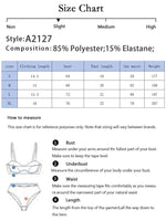 High Quality Sexy Lingerie Set For Women's Lace Up Steel Ring Push Ups 2-piece Set For Daily Underwear Set A2127