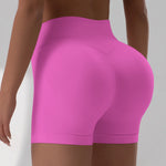 Summer Women Sexy Seamless Fitness Sports Biker Shorts Low Waist Gym Short Workout Scrunch Butt Yoga Leggings