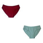 2Pcs/Set Cotton Panties For Women Briefs Low Rise Seamless Underwear Female Underpants Comfort Sexy Lingerie M-XL