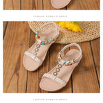 Summer Crystal Weave Flats Women Sandals Designer New Shoes Woman Fad Open Toe Flip Flops 2026 Trend Casual Slides