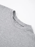 Fashion Casual Solid Gray Cropped T-shirt 2026 Woman Clothes O-neck Corset Tops Streetwear Girls Summer Autumn Short Tee Shirts
