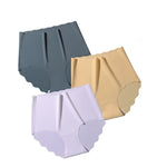 3Pcs/Set Women Panties Seamless Underwear Invisible Ice Silk Briefs Female Underpants High Waist Panties M-XXL Sexy Lingerie