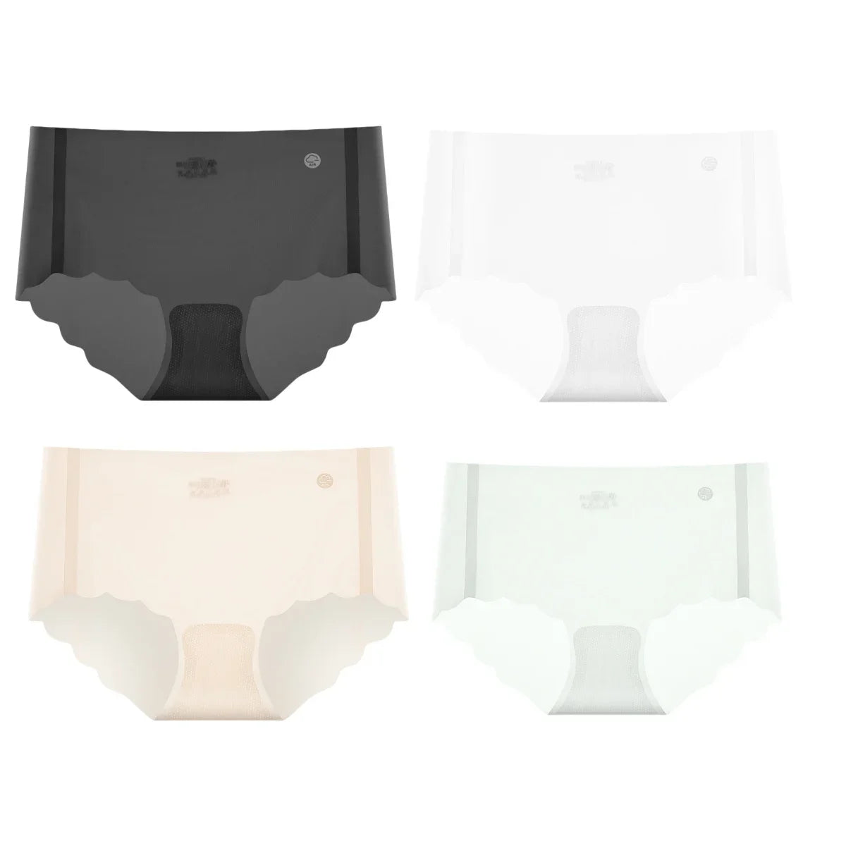 4Pcs/Set Sexy Women Panties Quick Drying Thin Briefs Seamless Underwear Summer Underpants Low Rise invisible Panties