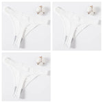 3Pcs/Set Women Brazilian Panties High Rise G-string Thongs Female Underpants Sexy Lingerie Sports Seamless Underwear M-XL T-Back