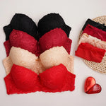 Women Lace Bra and Panty Sets Sexy Floral Print Push Up Underwear Women's Brassiere Intimate multicolored Lingerie Set A2155