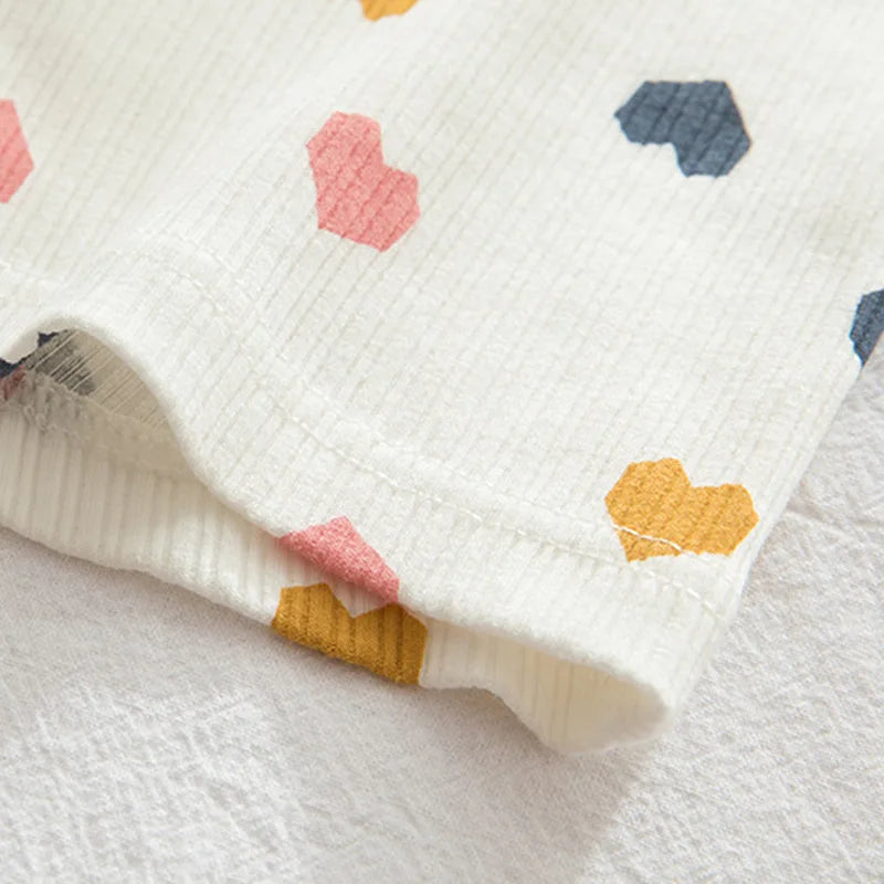 Heart Print Couple Underwear Set Men's Boxers Shorts Women's Underwear Cotton Panties for Men Women Underpants Lover's Panties
