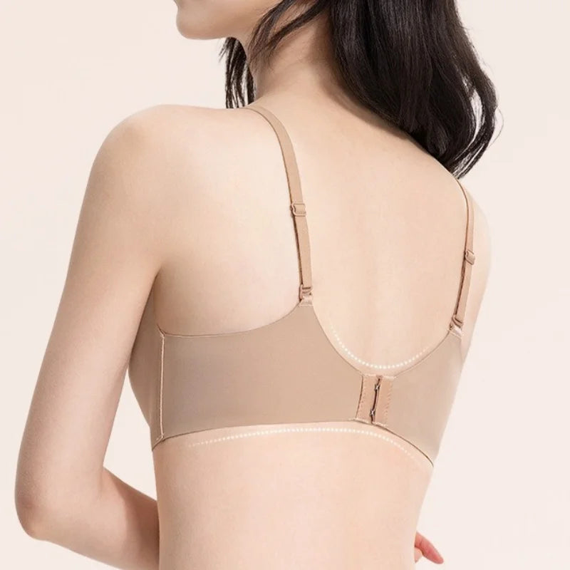 2PCS/Set Seamless Bras For Women Wireless Underwear 1/2 Cup Bra Female Wirless Sexy Lingerie Soft Padded Thin Intimates