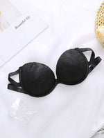 Women's Sexy Bra With Anti Slip And Transparent Shoulder Straps For Dual Use Small chest gathered and pushed bra A2150