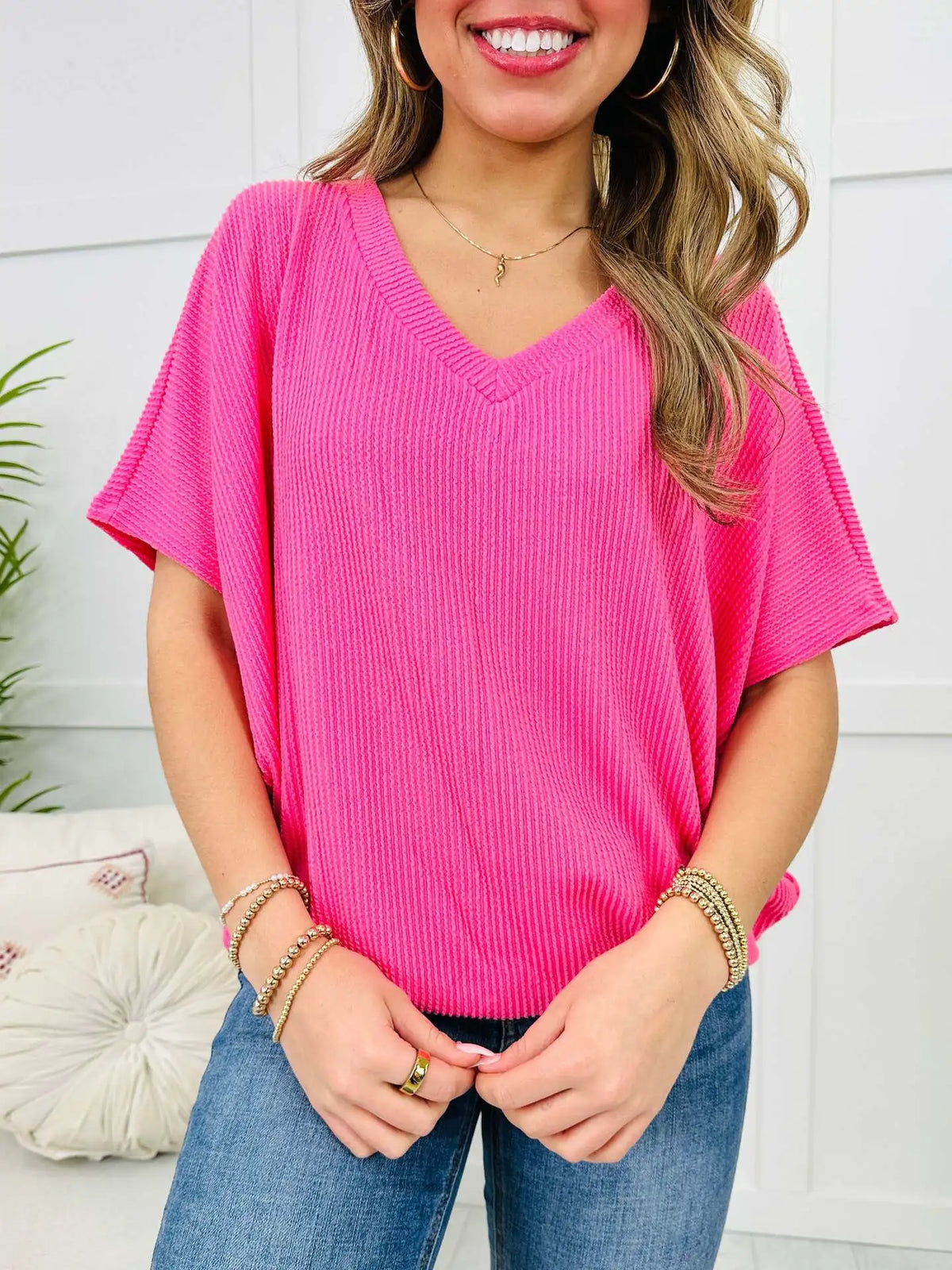 Women's Tops Summer Multi-Colour V-Neck Short Sleeve T-Shirt Casual Suit Loose Shirt Top Women's Clothing