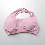 NCLAGEN Asymmetric Sports Bra Gym Top Woman High Support Halter Backless Fitness Speed Activewaer Workout Seamless Underwear
