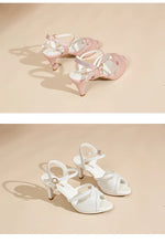 Sandals for Women'sNew Summer Elegant Temperament High Heels Coarse Heels Fish Mouth Breathable Comfortable Fashion Pumps