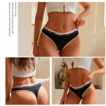4Pcs Women's Seamless Cotton Briefs Intimates Sexy Panties Solid Color Breathable Underwear Female Low Waist Soft Lingerie S-XL