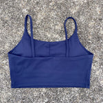 Sexy Solid Color Women's Tight Athletic Spaghetti Strap Gym Underwear Comprehensive Training Training Sports Bra Soft Yoga Top