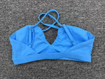 Women's Yoga Bra - Running Cross Back Breathable Naked Feel Sports Fitness Brafor Yoga Running Gym Top