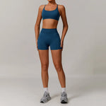 2/3PCS Yoga Set Women Workout Set Seamless Sportswear Gym Clothing Fitness Long Sleeve Crop Top High Waist Leggings Sports Suits
