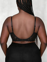 Plus-Size U-Shaped Backless Bra for Women, Sexy Push-Up Anti-Sagging Bra for Large Busts, Thin Invisible Backless Bra