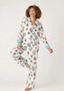 New Autumn Winter Warm Thick Brushed Pure Cotton Pajama Set, Long Sleeve & Long Pants Ladies Maternity Home Loungewear Sleepwear