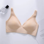 No Show Bras For Women Push-Up Bra Wire Free Brassiere Sexy Lingerie Padded Underwear Plus Size Sleepwear Bra Intimates S-3XL