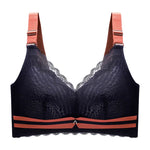 Women's Plus Size Minimizer Bra Full Coverage Lingerie Wire Free Push Up Bra for Femme Brest Pumping Underwear Plus Size 44 46DE