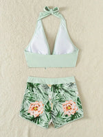 Sexy High Waist Bikini Shorts 2026 Women Swimsuit Two Piece Swimwear Female Bikinis Set Sports Bathing Suits Brazilian Biquini