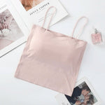 Seamless Bra Summer Tube Tops Women Crop Tops with Removable Pads Sexy Lingerie Invisible Top