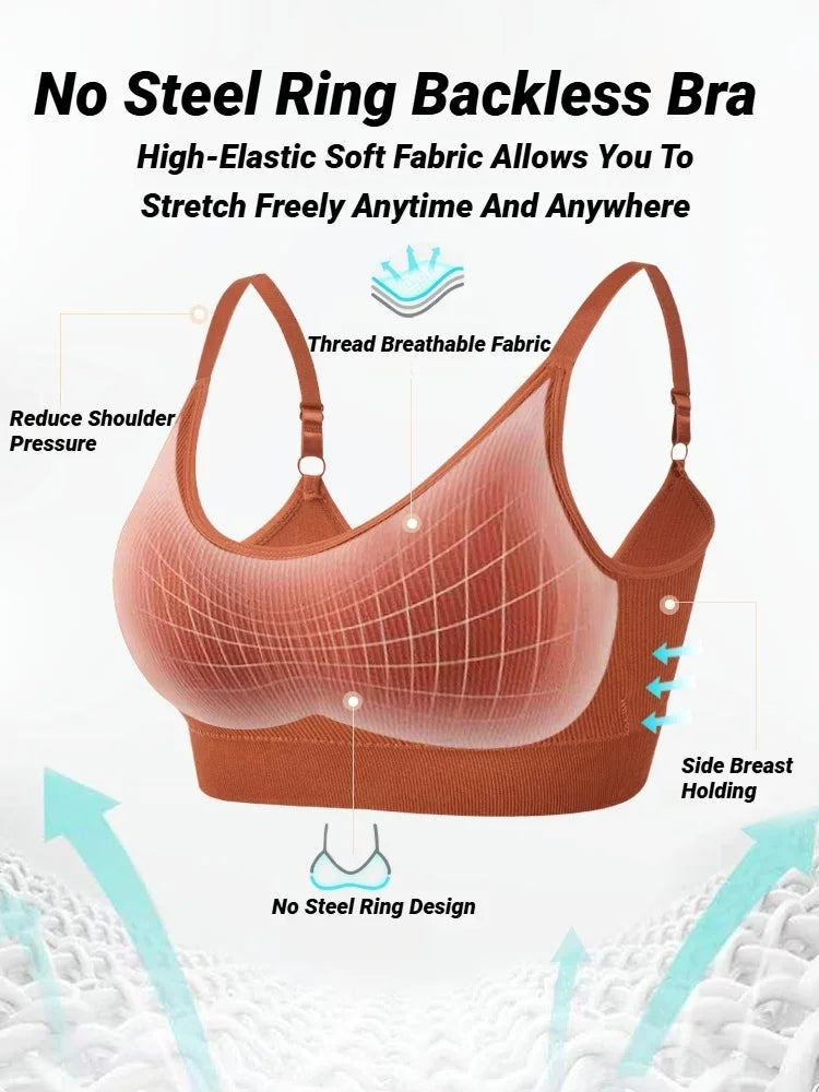 Sexy Seamless Brassiere Bras For Women Full Cup Breathable Bralette Wire Free Sleep Bra Tube Top Sports High Quality