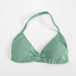 NCLAGEN Strappy Bra Gym Top Women High Support Thin Strap Seamless Halter Sports Bras Scrunch Workout Yoga Underwear With Pads