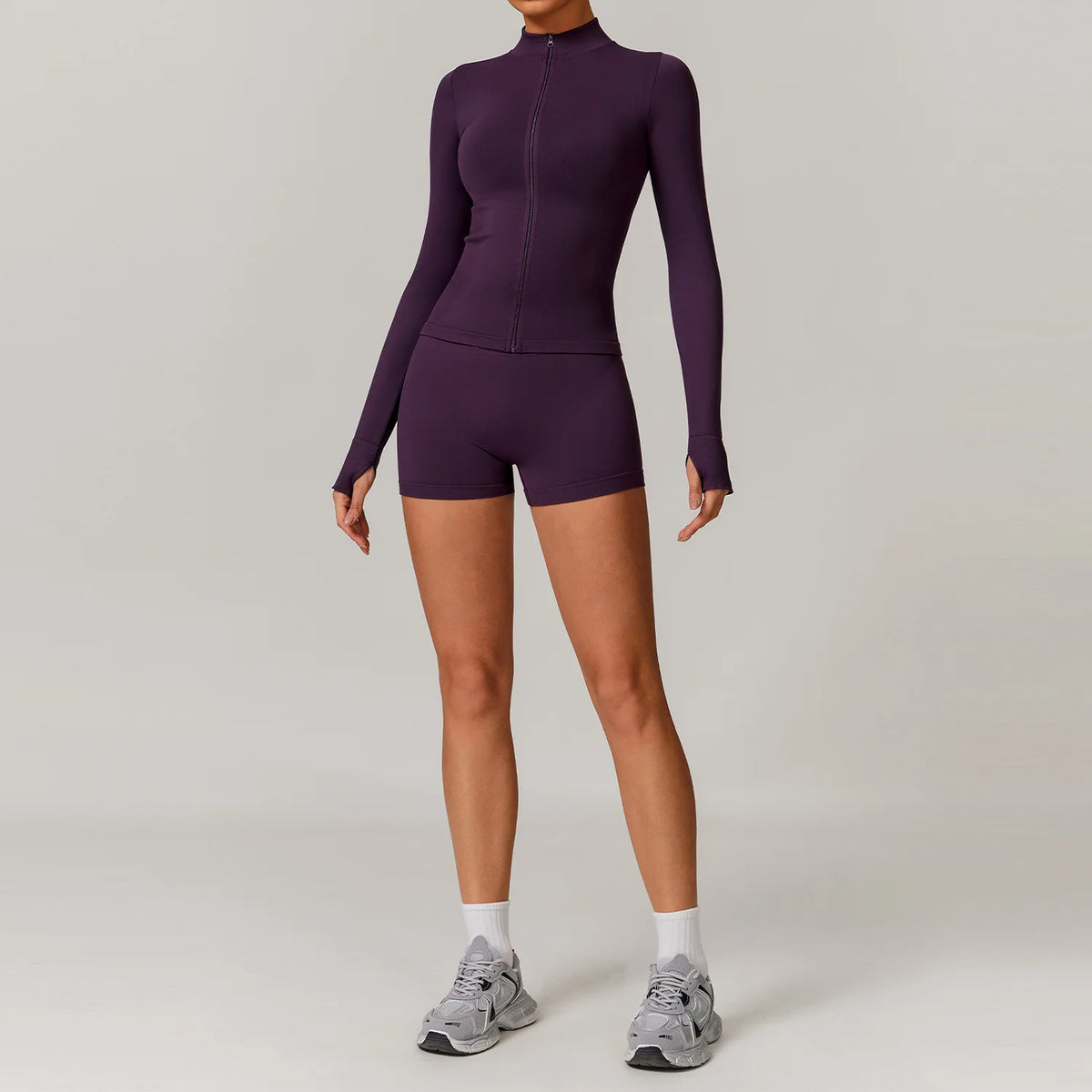 2/3PCS Yoga Set Women Workout Set Seamless Sportswear Gym Clothing Fitness Long Sleeve Crop Top High Waist Leggings Sports Suits