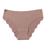 1pcs Seamless Panties Ladies Leopard Print Sexy Underwear Zebra Stripe Briefs Ice Silk Panty Invisible No Trace Solid Underpants