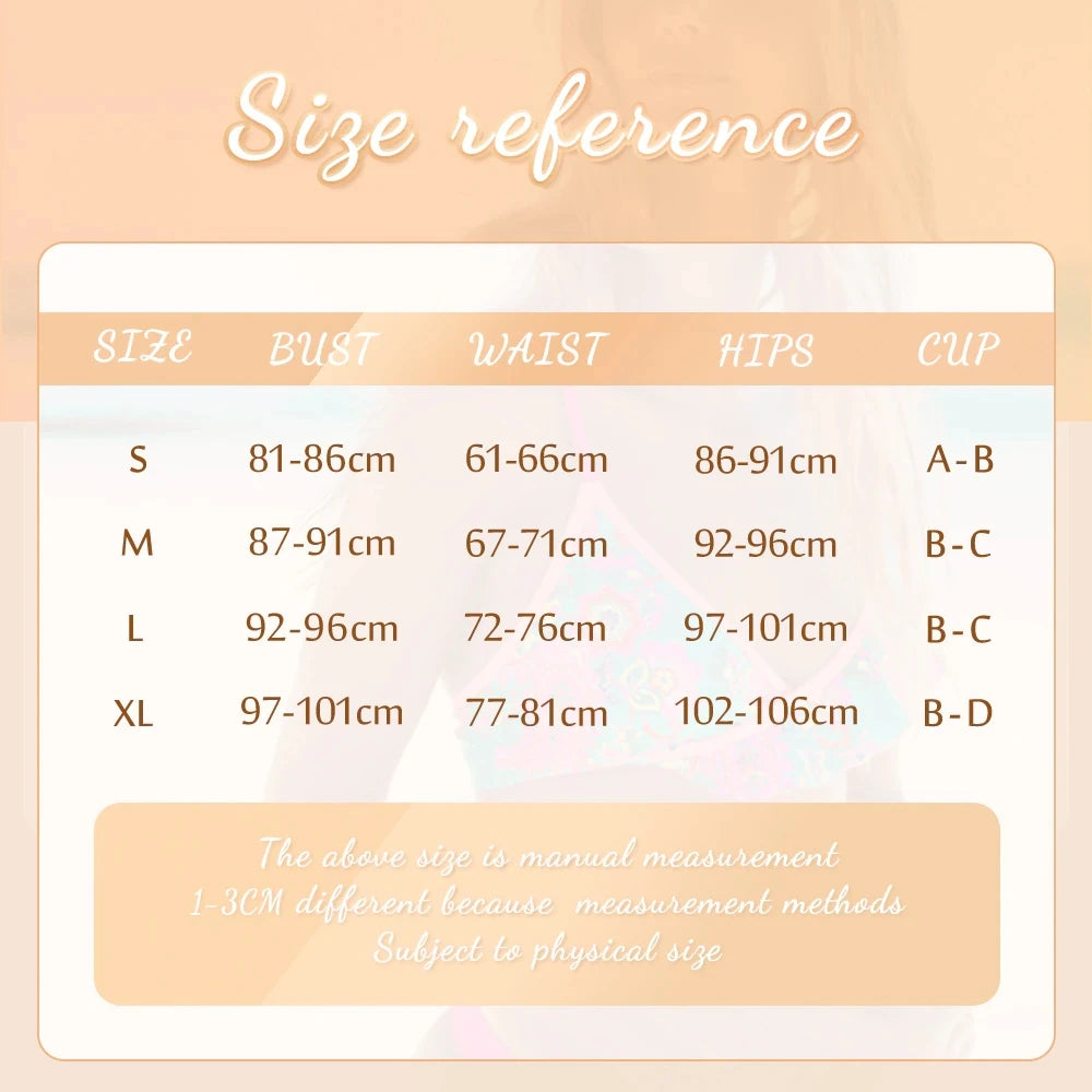 Melphieer Summer Neon Solid Wrap Front Halter Spaghetti Strap Bikini Swimwear Set For Women Maillot De Bain Swimming Suits