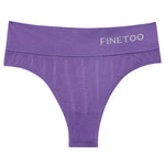 M-2XL Seamless Thongs Women High Waist G-string Ladies Comfortable Bikini Panties Soft Thong Underpants Girls Underwear Lingerie