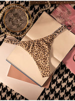 Cotton Sexy Women Panties Leopard Zebra Printed Seamless Girls Briefs Thong Girls G String Fitness Low Waist T-back Size S-XL