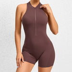 Summer Short Sports Jumpsuit Sleeveless Gym Set Women Yoga Clothes Rompers Workout One-piece Suit Outdoor Recreation Bodysuits