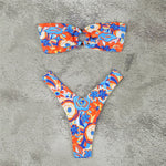 Micro Bikini Push Up Swimsuits For Women 2024 Sexy Female Swimwear Brazilian Bikini Set Thong Biquini Swim Suits Print Beachwear