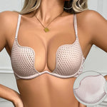 Women's spacer bra Ultra-Thin Breathable Bralette Sexy Lingerie Push-Up Underwire in Stock Sandwich Knitted underwear