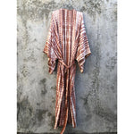 New 10 Colors Printed Long Sleeve With Belt Tunic Beach Cover Up Cover-ups Beach Dress Beach Wear Beachwear Female Women V4521