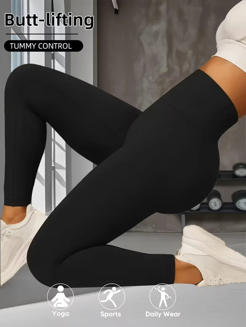 Buttery Soft Sports pants Womens Mid Waist Yoga Leggings GYM Naked Feel Tummy Control Butt Lifting Pilates Running Sport Trouser