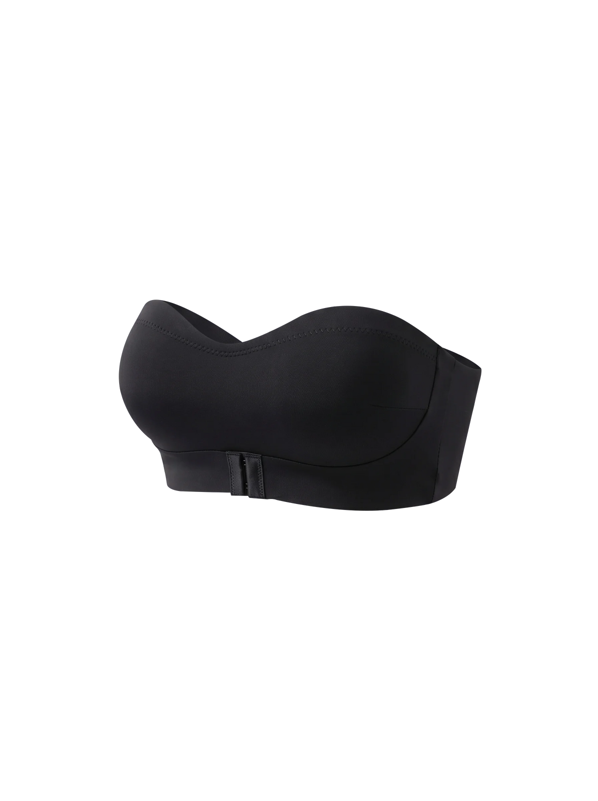 Strapless Front Button Bra Detachable And Seamless Bra Black Wire-Free Bra Sexy Lingerie Women's Party Underwear B2744