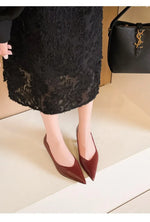 BIGTREE Sexy Classic High Heels Women Pumps Wedding Solid PU 5CM Thin Heels Kitten Heel Office Ladies Slip on Shoes Woman