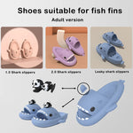 1Pair DIY Shark Slippers Charms Night Glowing Lantern Unicorn Cute Strawberry Panda Ice Cream Fins Shoes Accessories