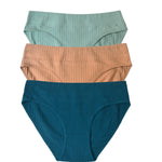 3Pcs/Set Cotton Panties Women Low Waist Briefs Solid Color Underwear Comfort Breathable Panty Sexy Lingerie M-XL Intimates