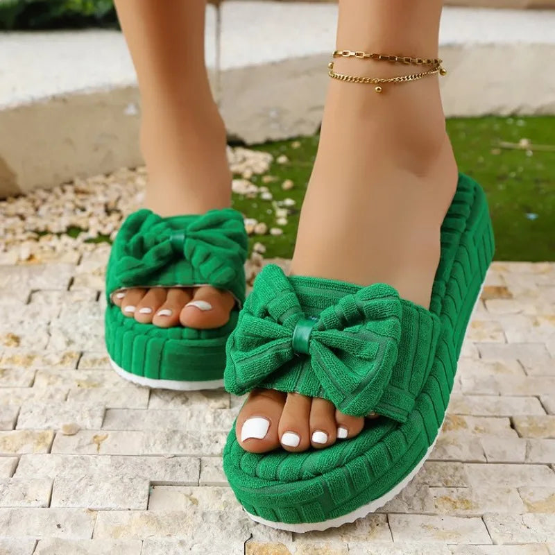 Women Slippers New Wedge Platform Sandals Beach Casual Slippers Lightweight Fashion