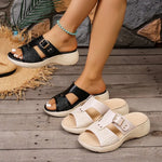 2026 FashionNew Hot Women Slippers Comfort Wedge Shoes Ladies Platform Sandals Casual Slippers