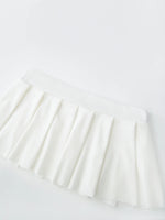 Women Frill Short Skirts Solid Color Low Waist Pleated Skirt Summer Sexy Hot Skirt Streetwear