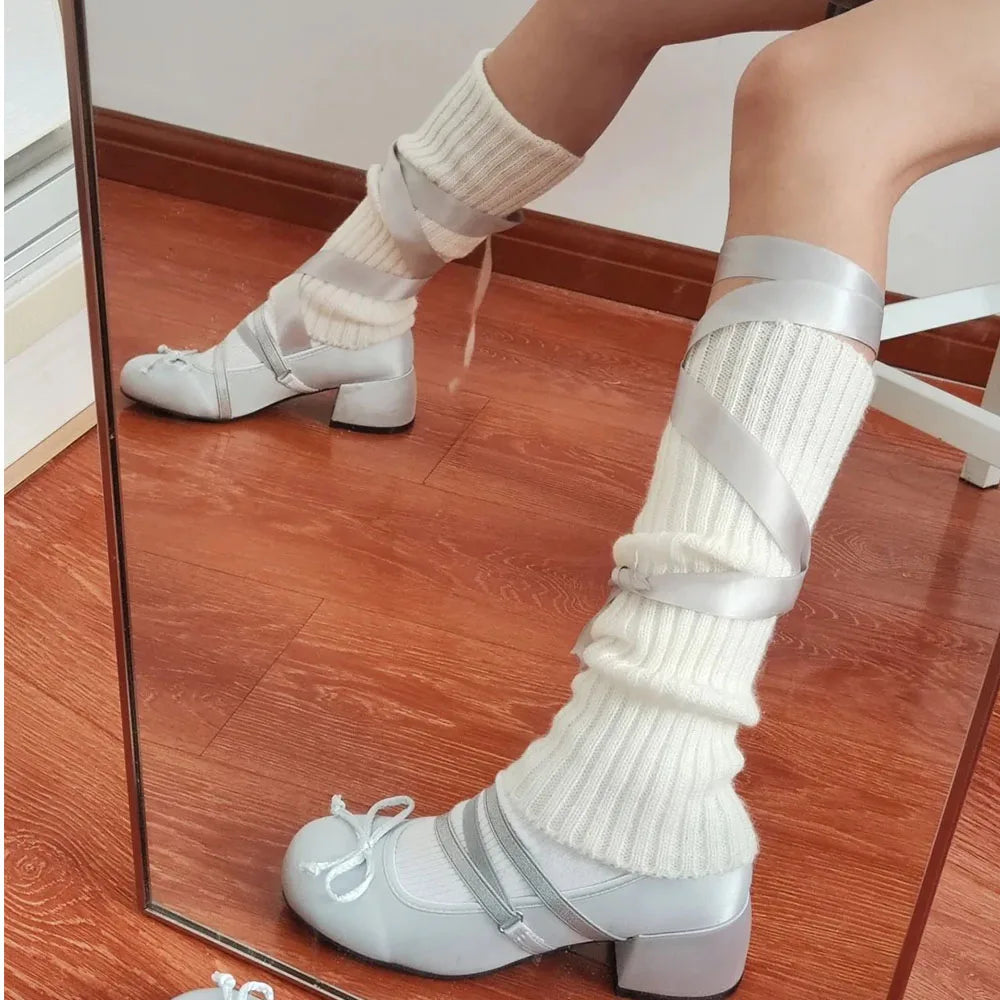 2026 y2k Block High Heels Summer Vintage Black Satin Pink Lolita Mary Janes Shoes Women Sweet Cross-tied Ballet Pumps Footwear