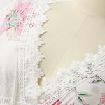 Dresses For Formal Occasions Womens Fashion V Neck Lace Jacquard Seven Quarter Sleeve Bohemian Floral Dress Sexy Beach Sundress