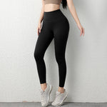 Nude Fabric High Waist Yoga Leggings Sexy Glamorous Butt Leggings Yoga Pants Gym Leggings