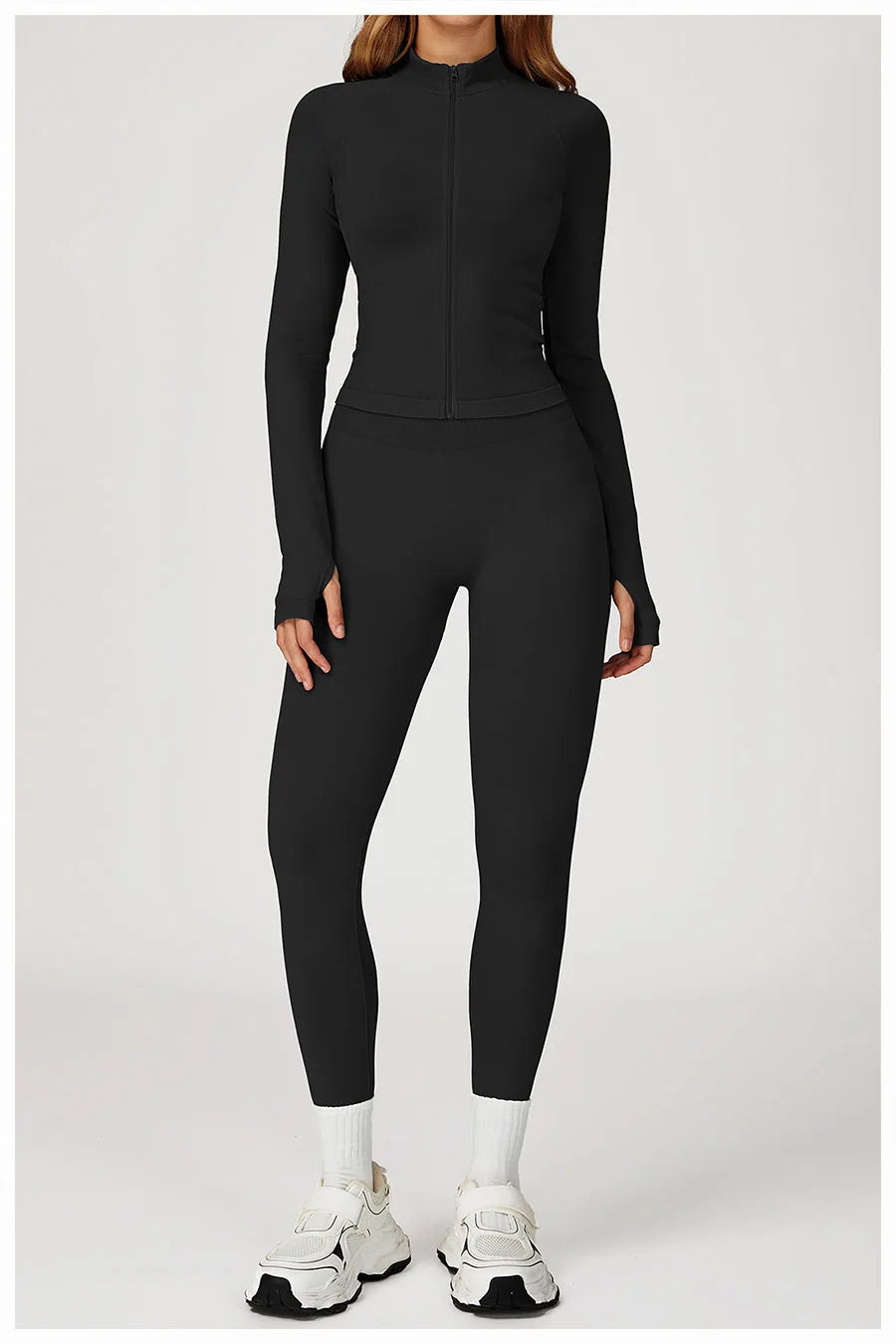 2PCS Yoga Suit Sports Set Women Gym Set Woman Tracksuit Running Workout Long Sleeve Sports Shirt Shorts and bra set Sport Outfit