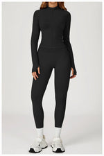 2PCS Yoga Suit Sports Set Women Gym Set Woman Tracksuit Running Workout Long Sleeve Sports Shirt Shorts and bra set Sport Outfit